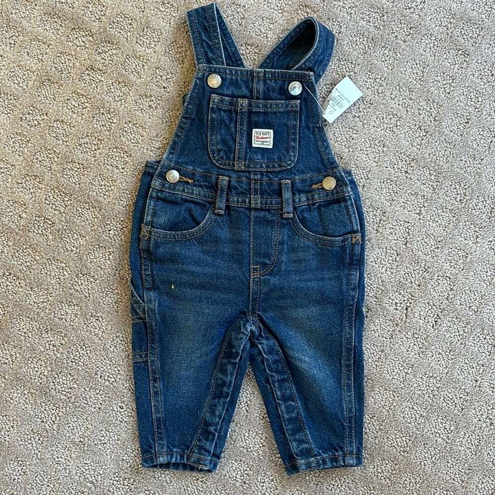 NWT old navy denim overalls
